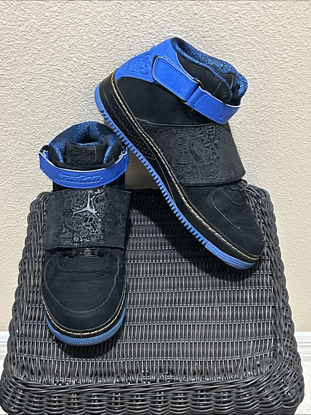 Size 11.5 Air Jordan Fusion 20 Black University Blue 331823-071